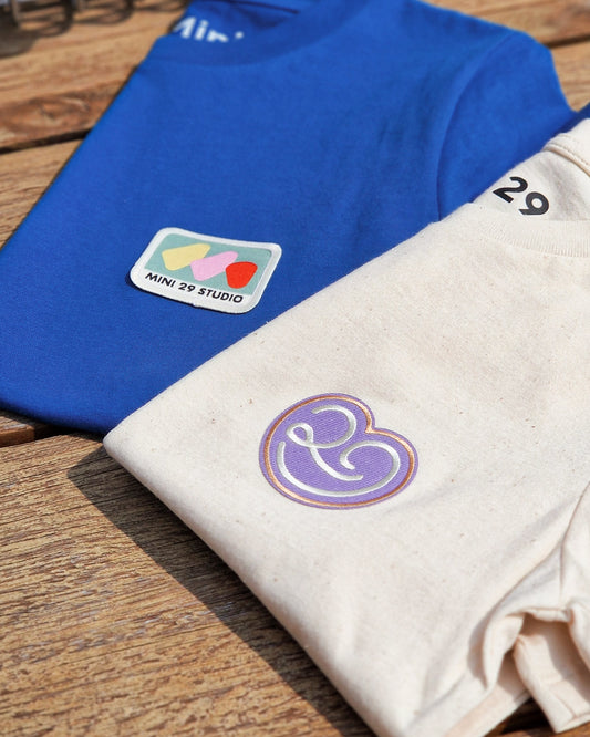 T-shirt Color Club - Naturel texturé