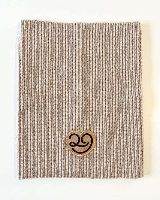 Snood en laine Latte