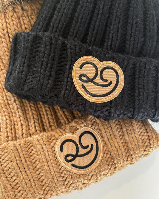 Bonnet adulte - Pompon Noir