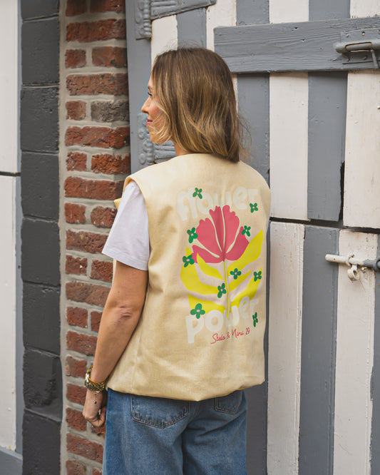 Gilet Flower Power