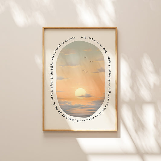 Affiche Vers l'infini