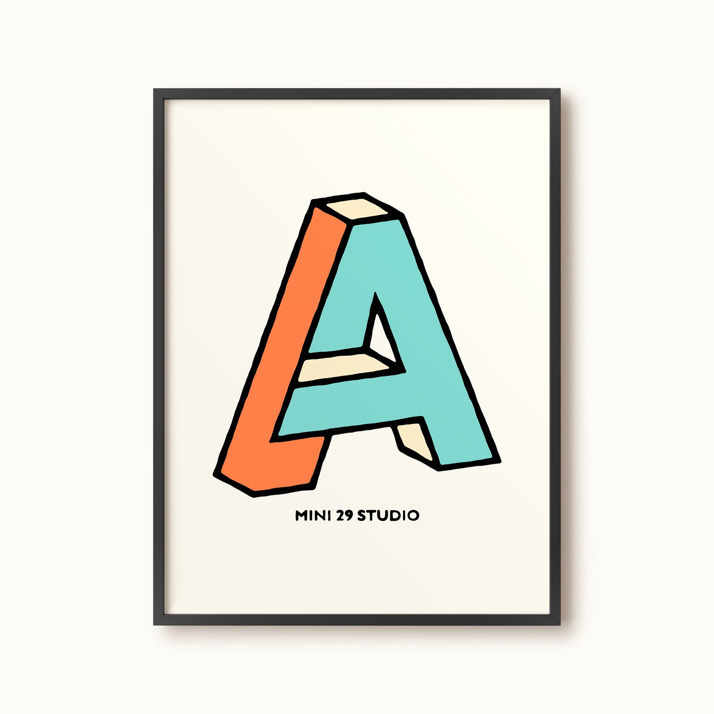 Affiche "Abécédaire I"