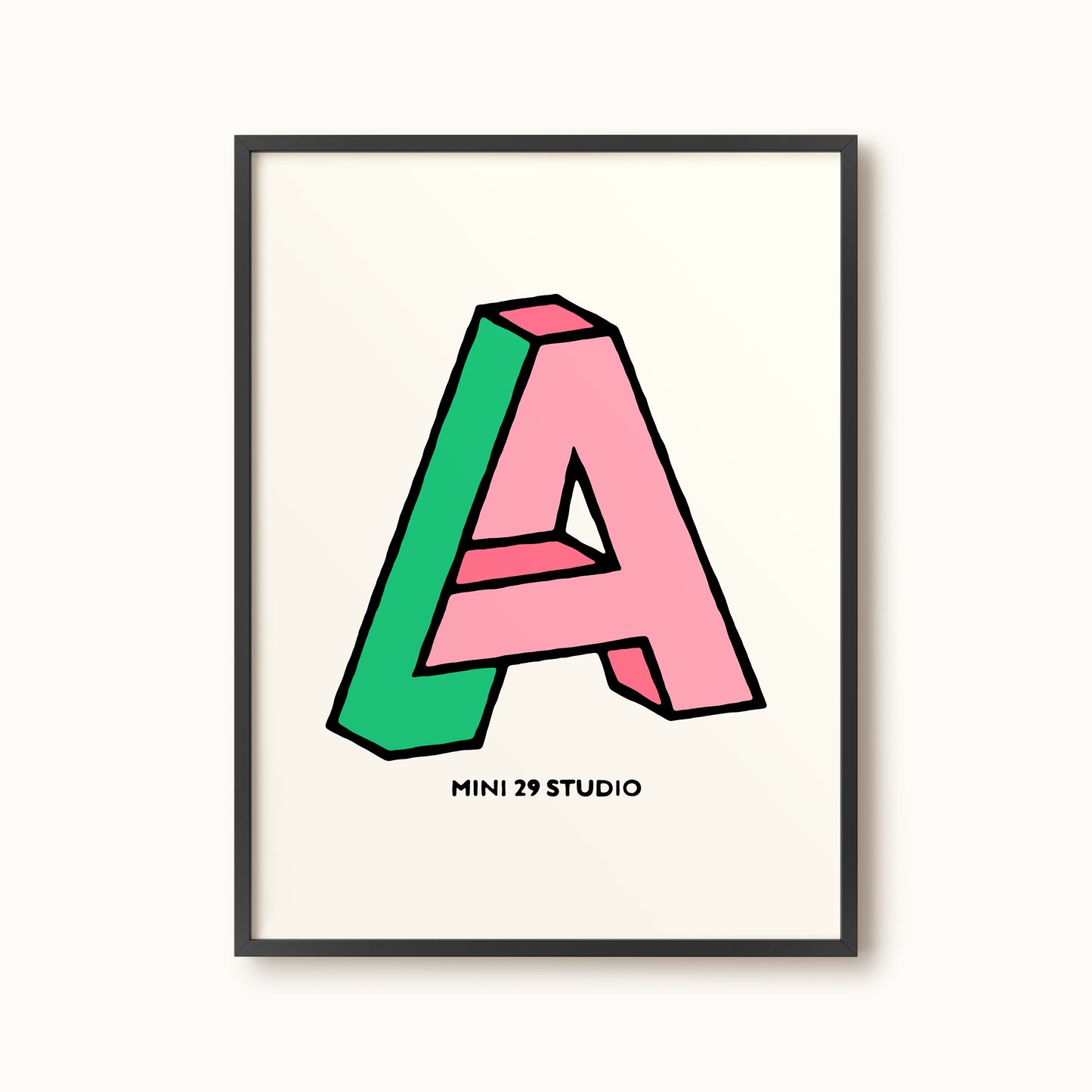 Affiche "Abécédaire II"
