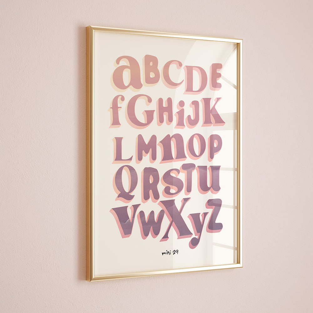 Affiche Alphabet Aube