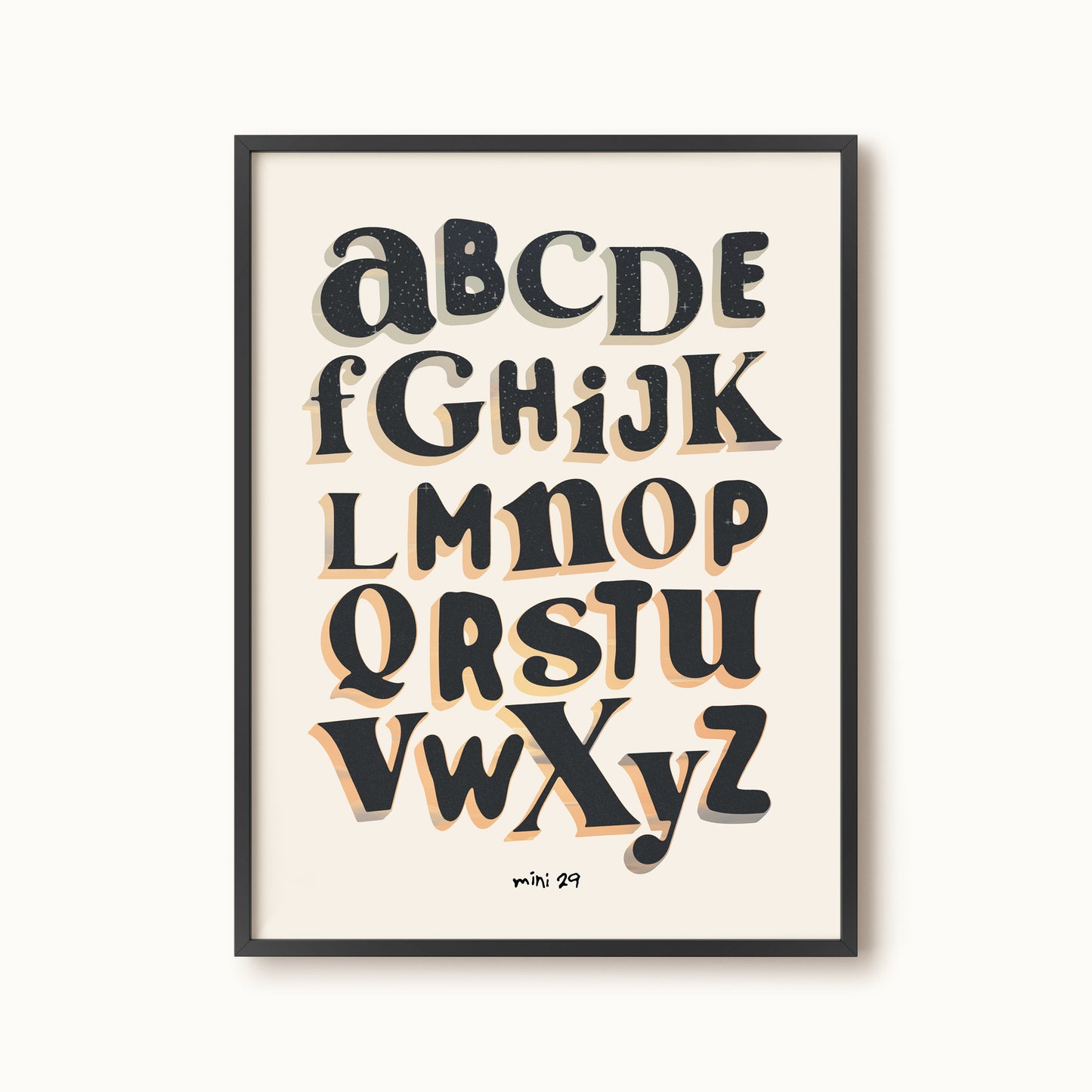 Affiche Alphabet Aurore