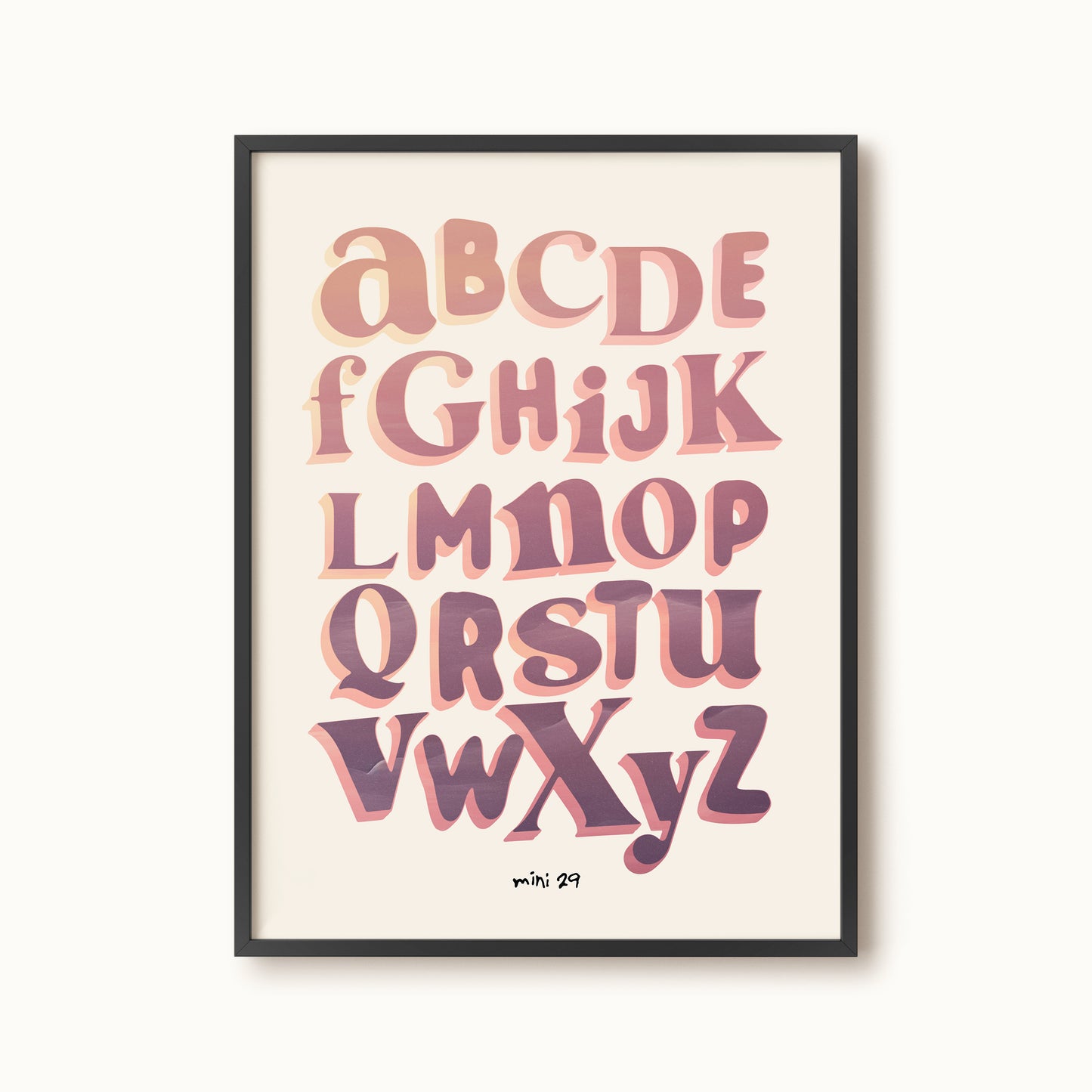 Affiche Alphabet Aube