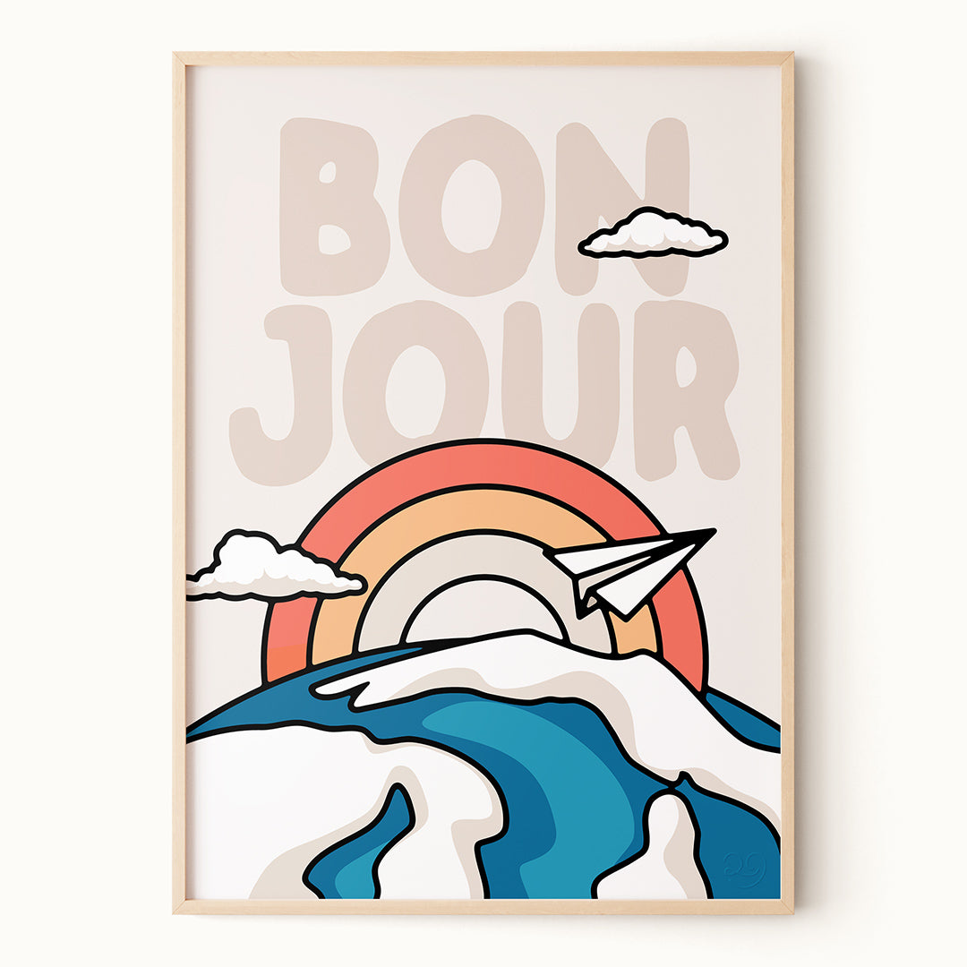 Affiche Bonjour