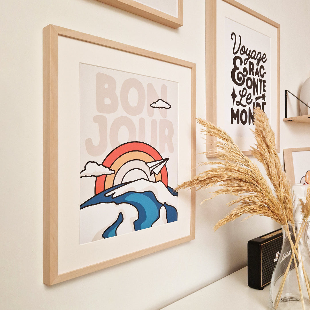 Affiche Bonjour