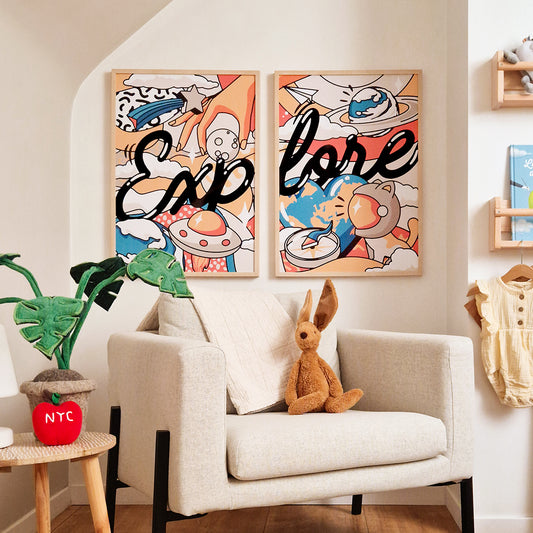 Affiches Diptyque Explore