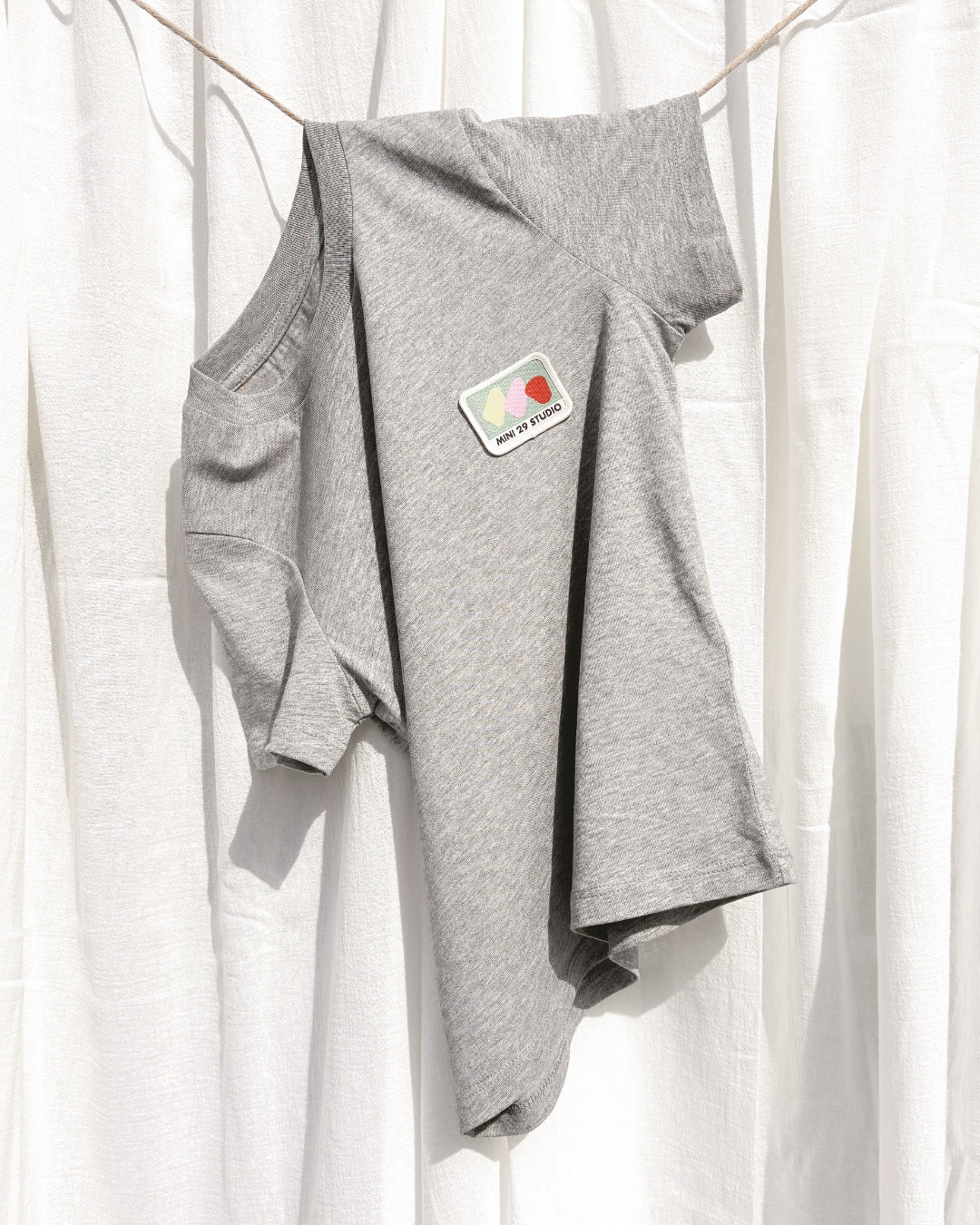 T-shirt Color Club - Gris chiné