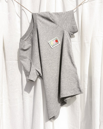 T-shirt Color Club - Gris chiné