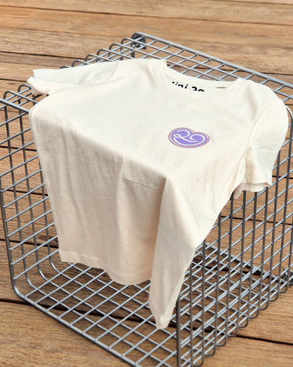 T-shirt Color Club - Naturel texturé