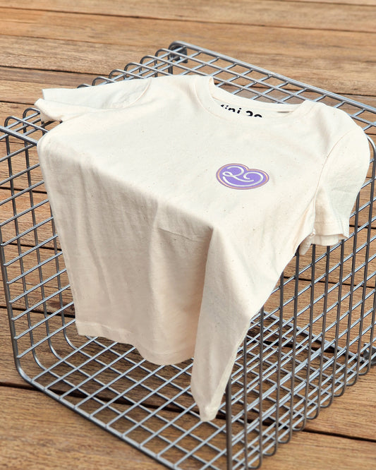 T-shirt Color Club - Naturel texturé