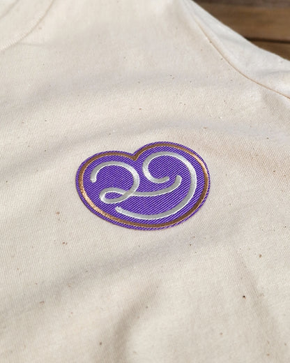 T-shirt Color Club - Naturel texturé