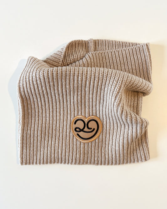 Snood en laine Latte