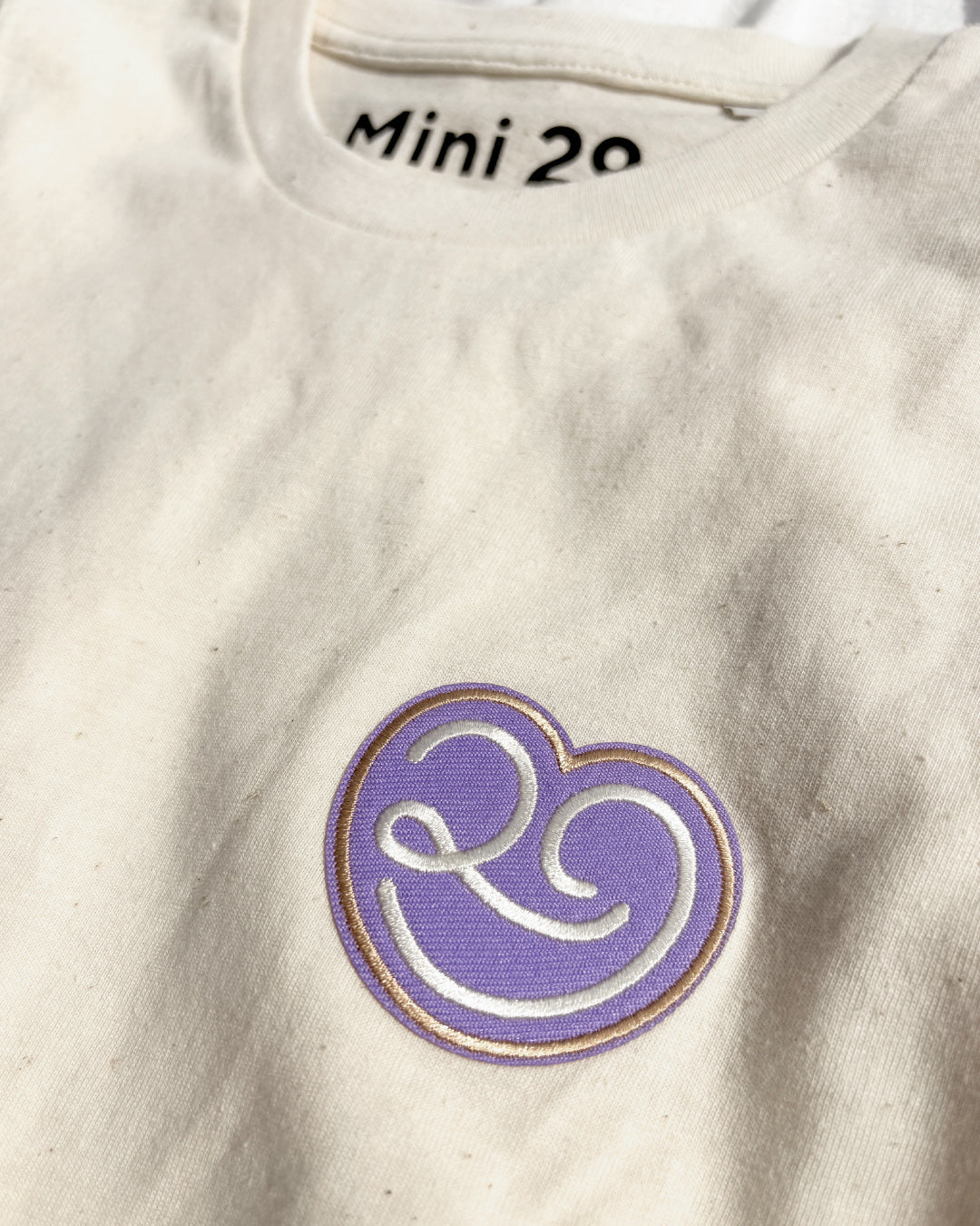 T-shirt Color Club - Naturel texturé