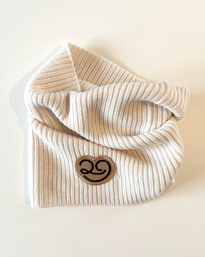 Snood en laine Crème