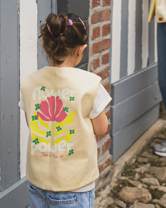 Gilet Flower Power