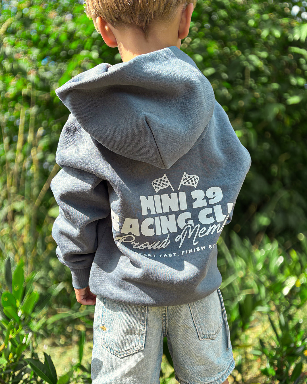 Hoodie Racing Club - Grey