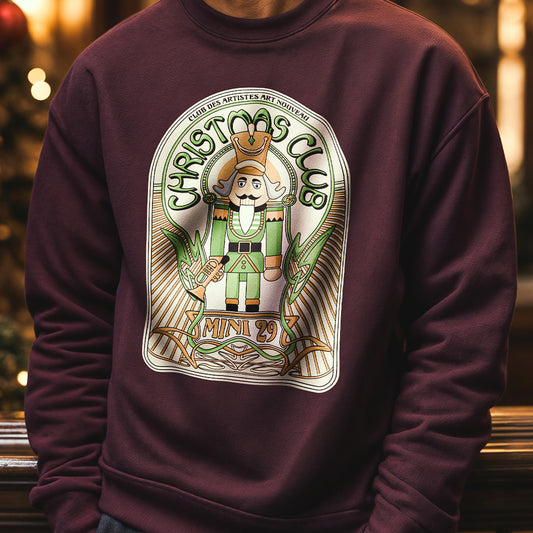 Sweat "Casse Noisette" Aubergine - Homme