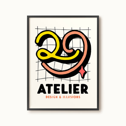 Affiche "Atelier"